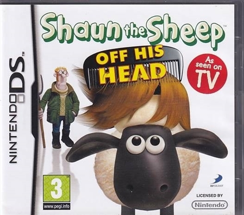 Shaun the Sheep Off His Head - Nintendo DS (A Grade) (Genbrug)